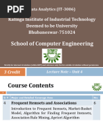 Unit 4 - DA - Frequent Itemsets and Associations