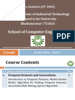 4. Unit 4 - DA - Frequent Itemsets and Associations