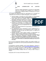 Requisitos para Acreditación de Agentes Participantes