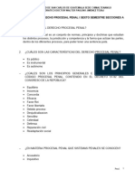 CUESTIONARIOS DERECHO PROCESAL PENAL I SEXTO SEMESTRE SECCIONES A y B UNIVERSIDAD DE SAN CARLOS DE GUATEMALA SEDE CHIMALTENANGO DOCTOR WALTER JIMENEZ