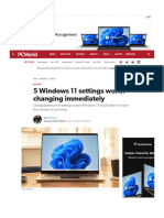 5 Windows 11 Settings Worth Changing Immediately - PCWorld