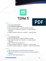 ART School Term 1 - Weekly Study Schedule