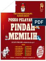 Posko Pelayanan Pindah Memillih PPS Kel - Lebakjaya PDF