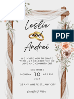 SAMPLE Wedding E-Invitation
