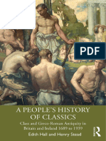 Edith Hall, Henry Stead - A People’s History of Classics_ Class and Greco-Roman Antiquity in Britain and Ireland 1689 to 1939-Routledge (2020)