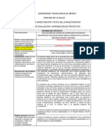 Ejemplo de Formato de Evaluación y Aprobación de Proyecyygtos Correcto