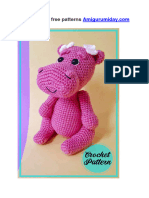 Pink-Hippo-Amigurumi-Crochet-PDF-Free-Pattern