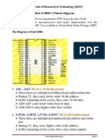 Pinout Diag. 8086