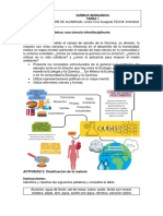 Tarea 1 Materia, Mezclas y Energia