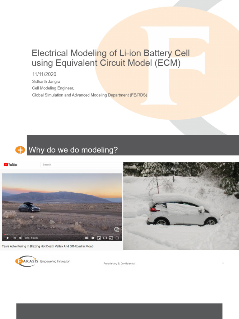 Li-ion Battery ECM for Engineers | PDF | Lithium Ion Battery | Voltage