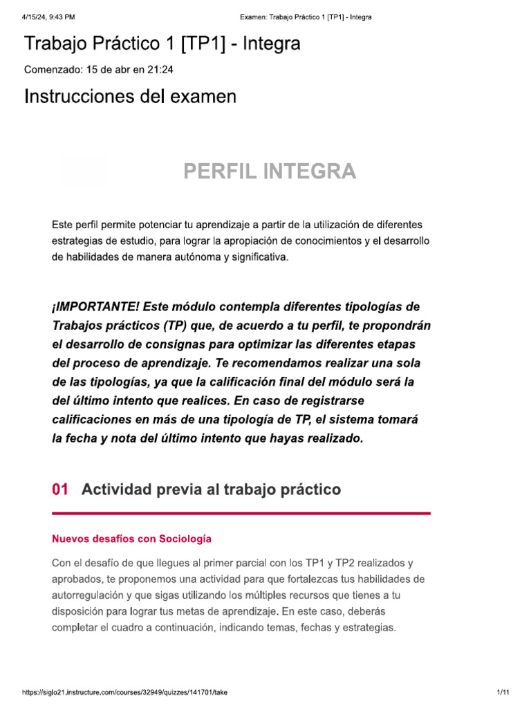 TP1 Integra | PDF