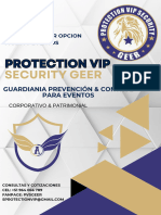 Carta de Presentacion Protection Vip Security Geer