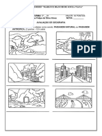 Avaliação de Geografia 1º Trimestre