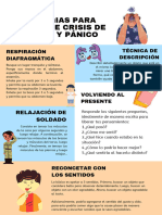 Afiche Estrategias para Manejo de Crisis de Ansiedad y Pánico