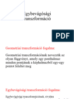 Egybevágósági Transzformáció