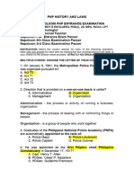 Napolcom PNP History, Laws and Crime Mapping 120 Q&A