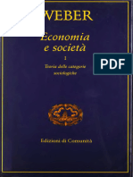 (Paperbacks) Max Weber - Economia e Società. Teoria Delle Categorie Sociologiche. Vol. 1-Edizioni Di Comunità (1995)-1