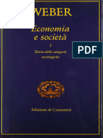 (Paperbacks) Max Weber - Economia e Società. Teoria Delle Categorie Sociologiche. Vol. 1-Edizioni Di Comunità (1995) - 1