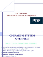 OS Structure, Processes & Process Management