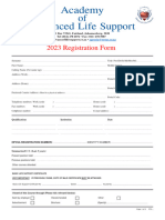 Acad of Advanced Life Support Registration - Form - 2023