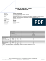 Informe de Ensayo N°241499 (Agua)