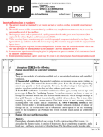 Important Instructions To Examiners:: (Autonomous) | PDF | Heat ...