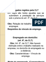 Aula 6 - Relação de Trabalho e Emprego