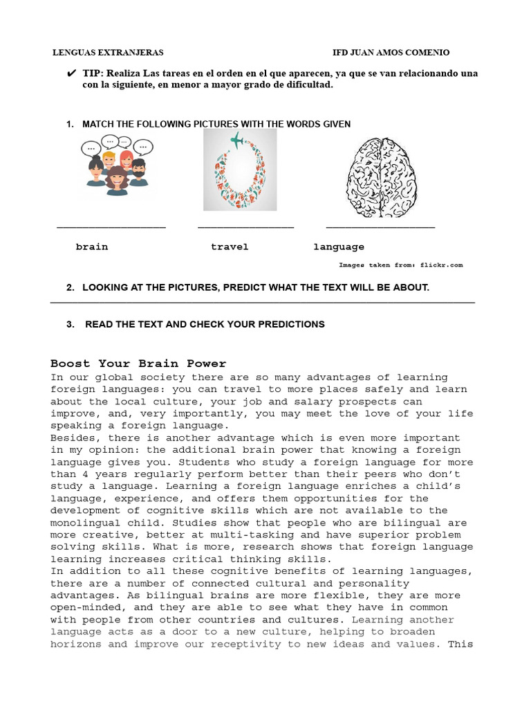 Benefits of Learning Foreign Languages | PDF | Foreign Language | Cognition
