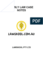 Family Law Case Notes Sample v1.0