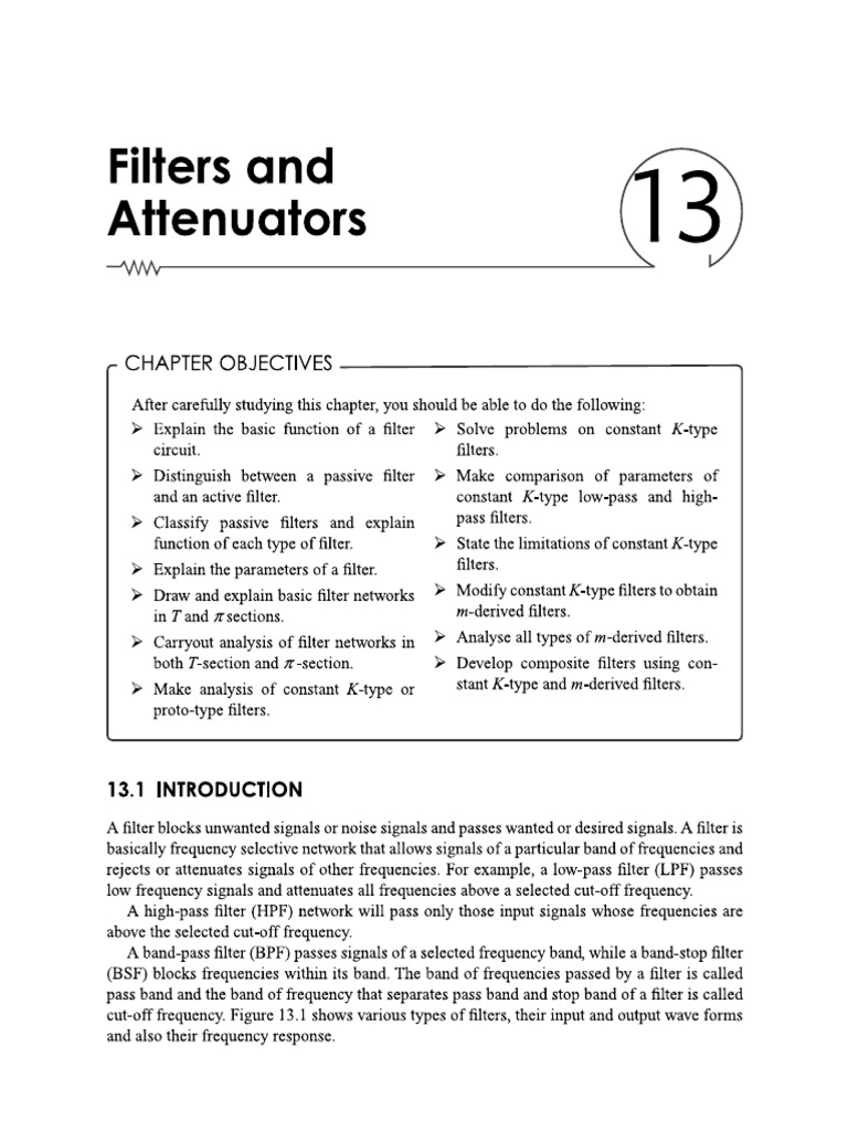 Filters | PDF
