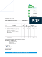 Proforma Invoice