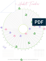 Circle Tracker Bullet Journal PDF Printable