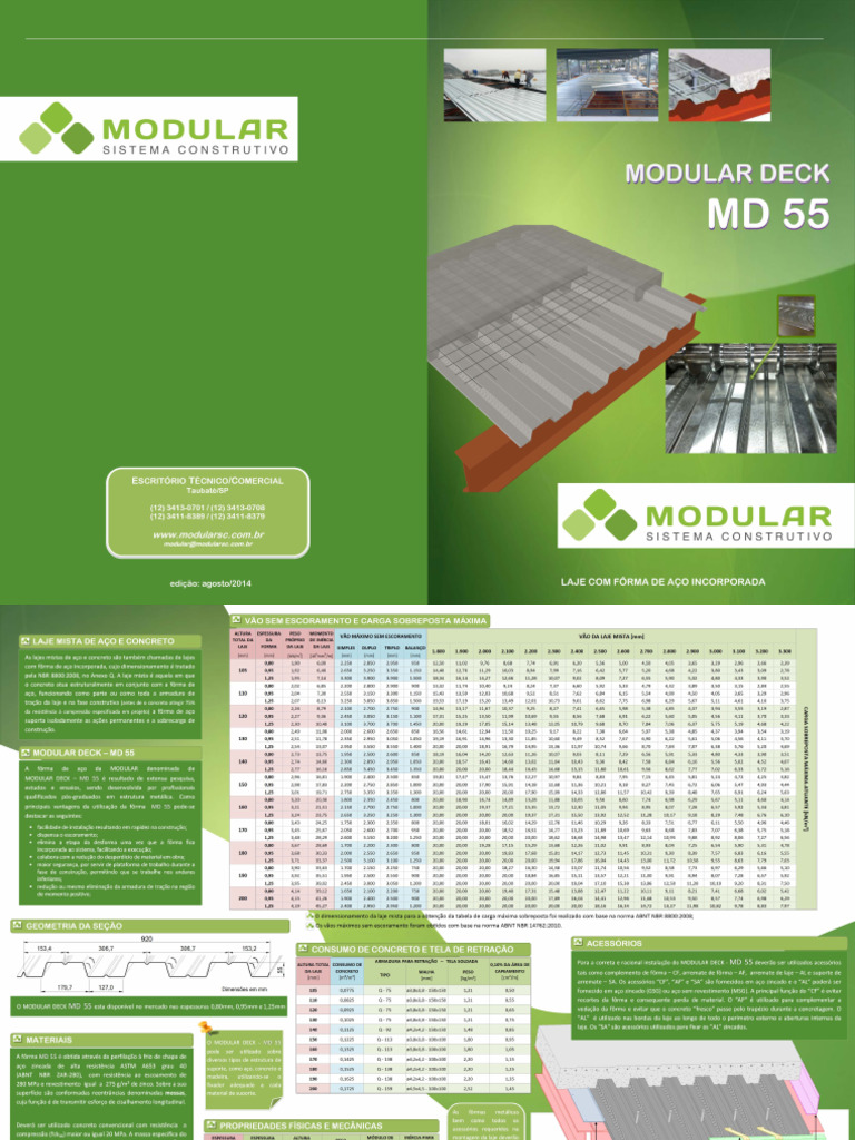 Modular Deck Md55 - Ago14 | PDF