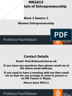 MN2615 T3 Session 2 - Women in Entrepreneurship Paul