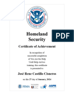 José Rene Castillo Cisneros You Are the Help Until Help Arrives _ Certificate Survey