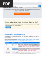 Bootstrapcreative Com Resources Bootstrap 5 Cheat Sheet Classes Index