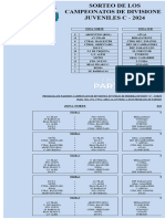 FIXTURES JUVENILES DE PRIMERA DIV. C 2024