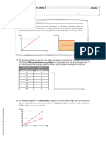 Gráficas E-T y V-T Del M.r.u.: Espacio Recorrido (M) Tiempo Empleado (S)