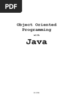 Object Oriented Programming: DR O.Rifi