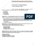 6º Año PRUEBA DIAGNOSTIC