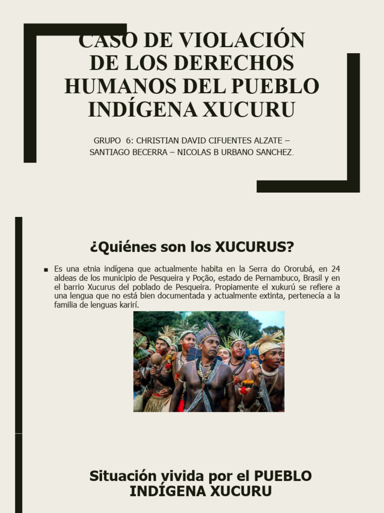 Caso de Violacion de Los Derechos Humanos - Xucuru | PDF | Derechos
