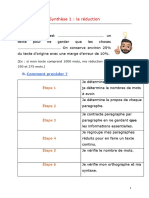 Synthèses réduction séquence 2