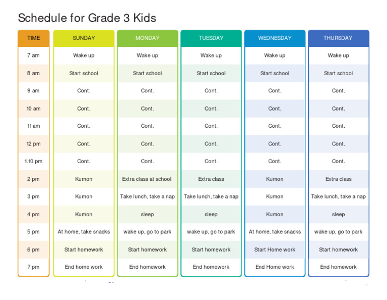 Scholar Within Summer Reading Program Summer Weekly Schedule | PDF