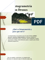 fotogrametria con  drones