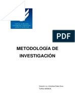 Metodología de La Investigación Recopilación Bibliográfica 2020 - IDICSA