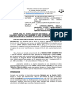 APERSONAMIENTO, SEÑALA ABOGADO, Y CASILLA ELECTRÓNICA Y SOLICITO OFICIO PARA PASAR TERAPIA PSICOLOGICA - Carlos Alberto Yauri