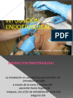 Intubación Endotraqueal.