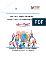 Instructivo General FNDR Comunitario 2024