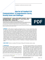 Blockchain Integration For IoT-Enabled V2X Communications A Comprehensive Survey Security Issues and Challenges