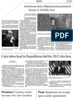 Cain Takes Lead in Republican Bid For 2012 Election